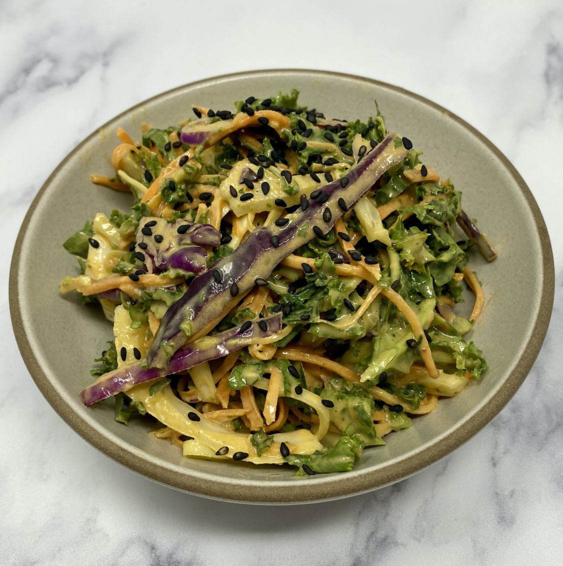 Spicy Peanut Slaw