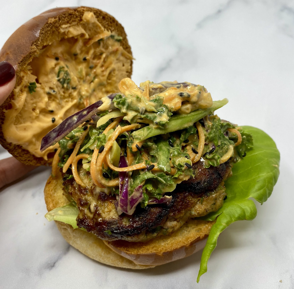 Thai Turkey Burgers