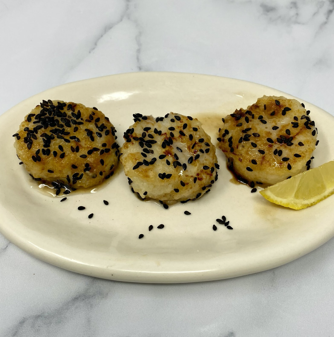Sesame Soy Scallops