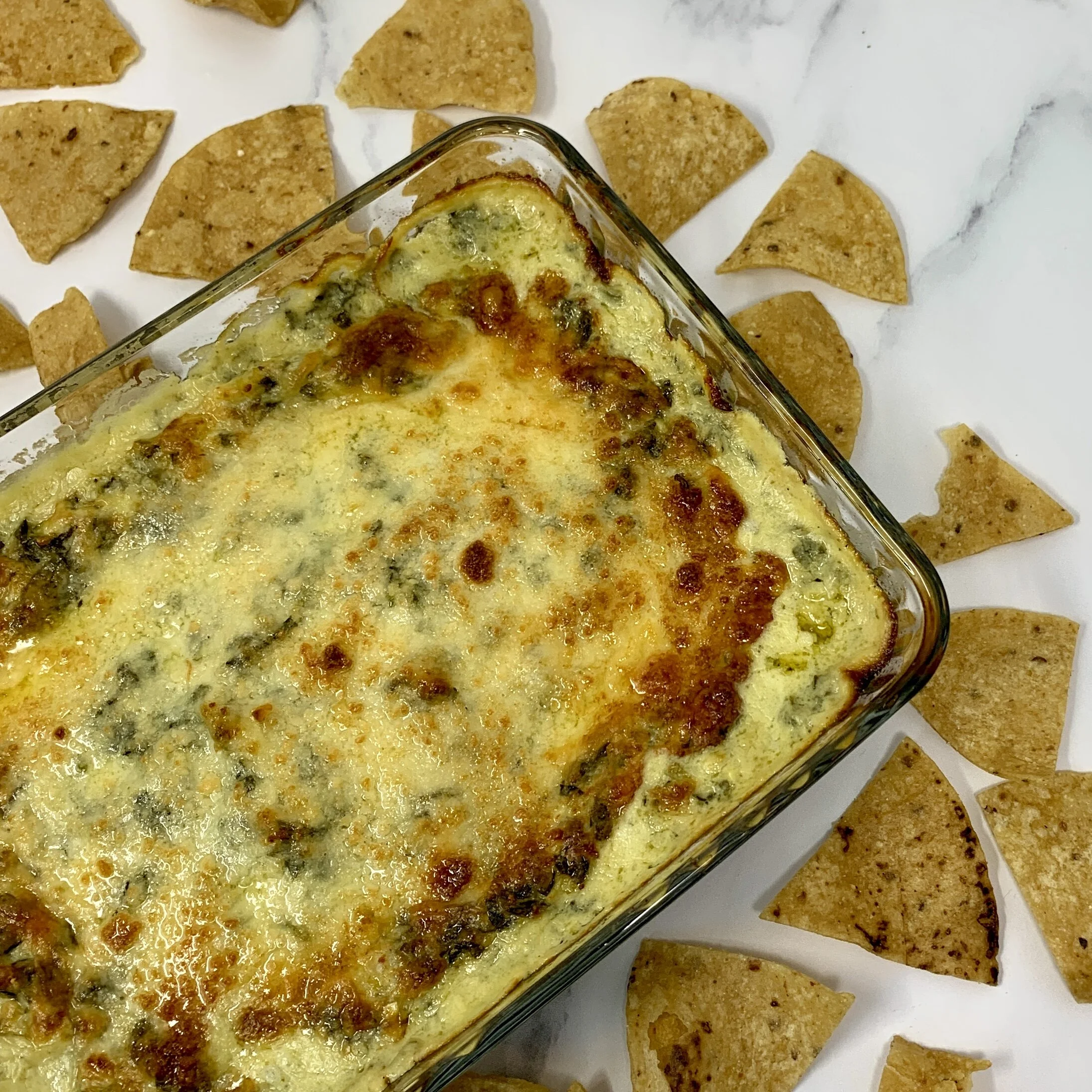 Healthier Spinach and Artichoke Dip