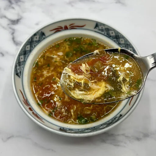 Tomato Egg Drop Soup