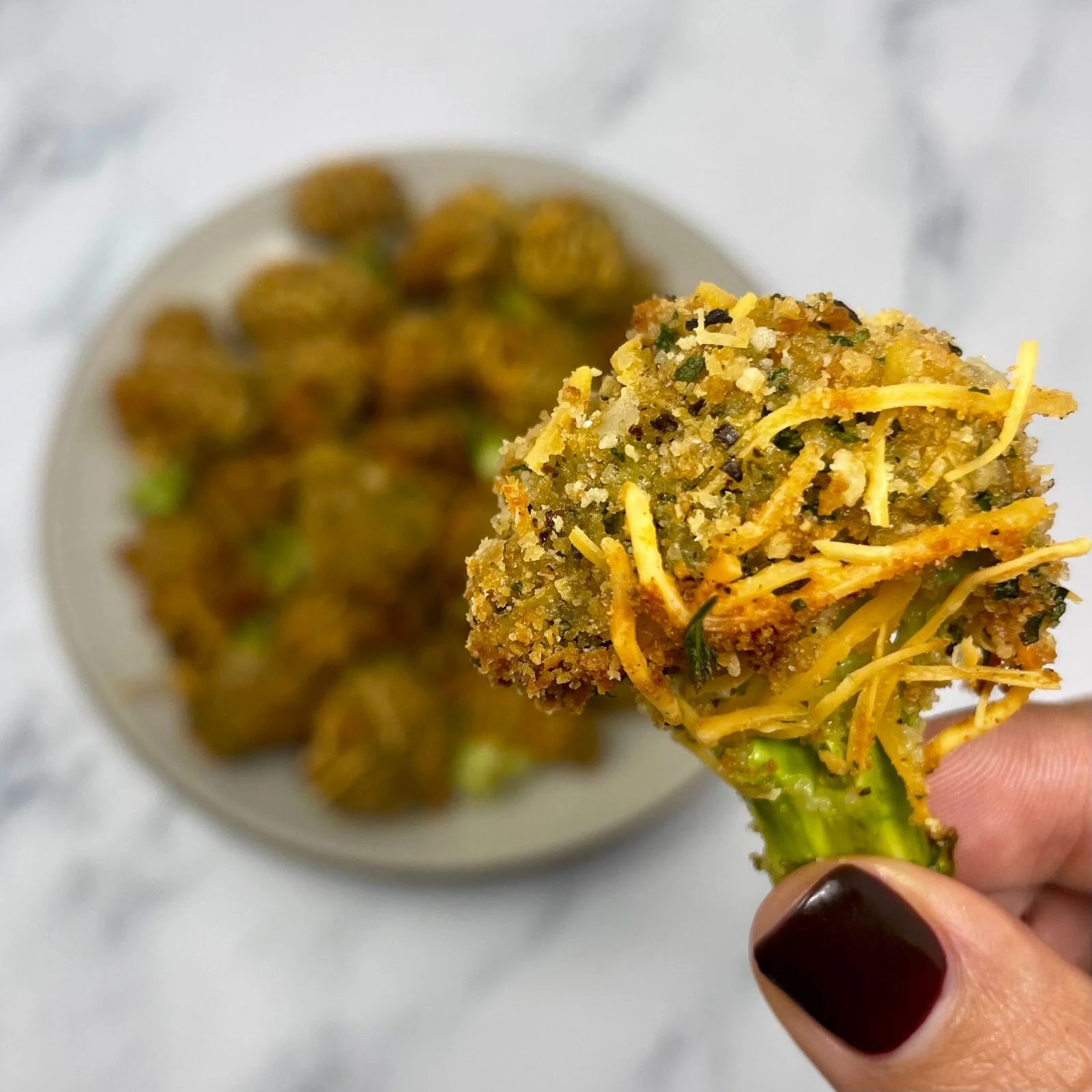 Crispy Cheesy Broccoli