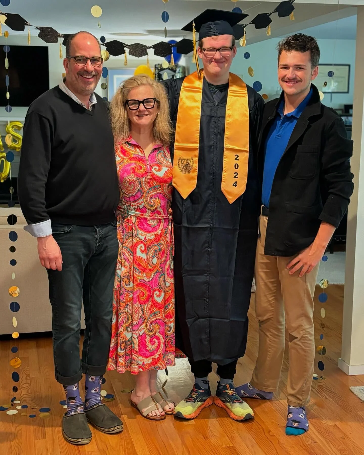 This kid!  He did it and my heart is bursting with pride!  From his first day of kindergarten to walking across that stage, he's been silly, funny, quiet, persistent, patient, excited, and resilient. It may not have been a typical path but it&rsquo;s