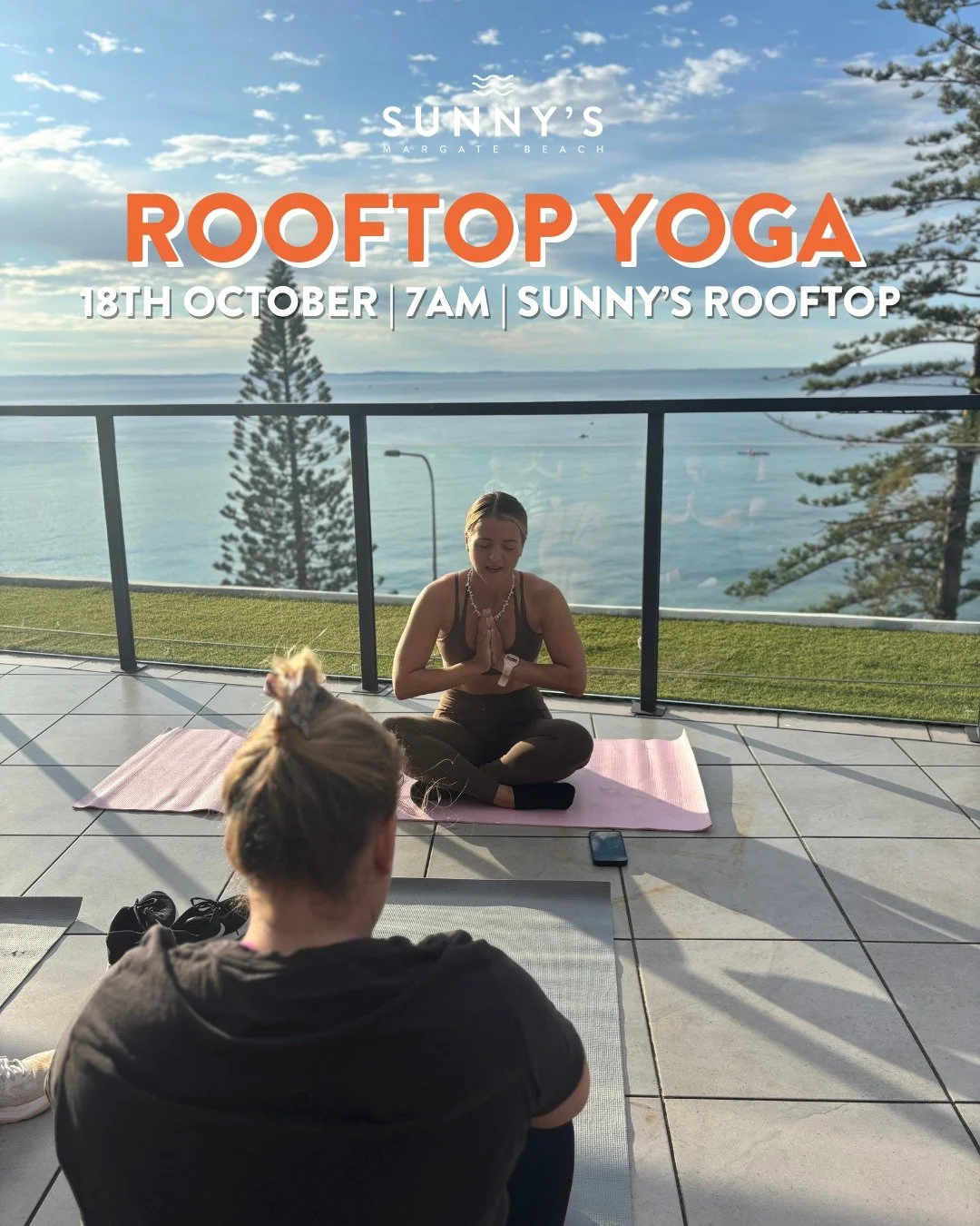 The  @theactivesisters are back! 🌞 Join us for Rooftop Yoga at Sunny&rsquo;s this Saturday from 7am - the perfect way to rise, stretch, and soak in those morning vibes ☀️

Just bring your mat and a towel, and start your weekend the right way!

After