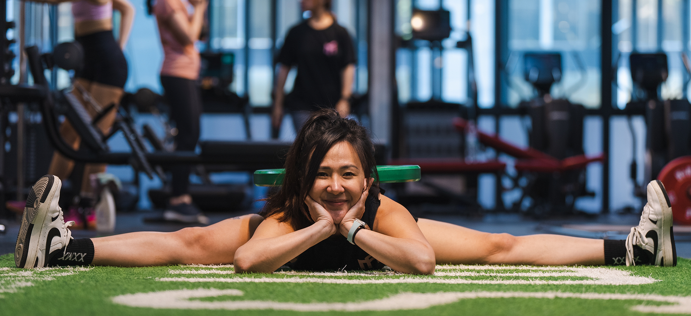 Jasmine, female personal trainer at MSFIT Singapore strength training gym