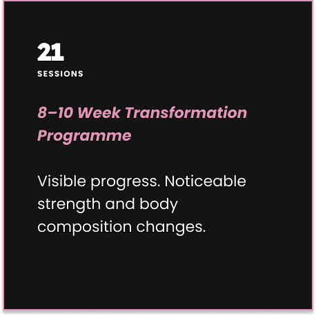 8-10 Week Transformation Programme