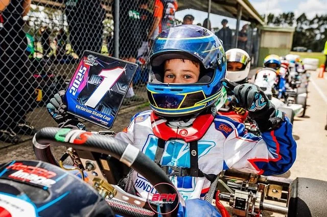 🦅 🏆 Congratulations Zac Duynhoven for taking home the win at Victorian State Cup over the weekend in Cadet 9. After starting the weekend with Pole position, he proved too strong in all weather conditions across the weekend. 

@hindle_motorsport 
@b