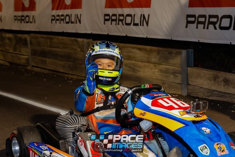 🦅 🏆 🟪 P1 2026 JUNIOR TOP GUNS in Cadet 12 - Congratulations @ry46racing 

Mega effort to be on the podium both days, 1st on day 1 and 2nd on Day 2 with Fastest Lap of the race. 

#motorsport #kartingaustralia #forthoveofkarting #ekskart #alphamoto