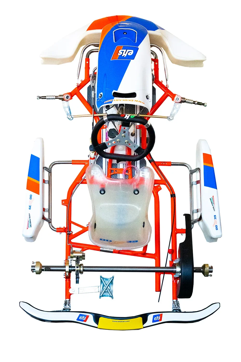 EKS Eagle (mini) in orange with iconic edition sticker set