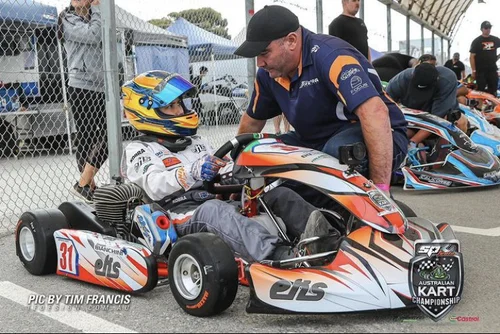 EKS kart and driver