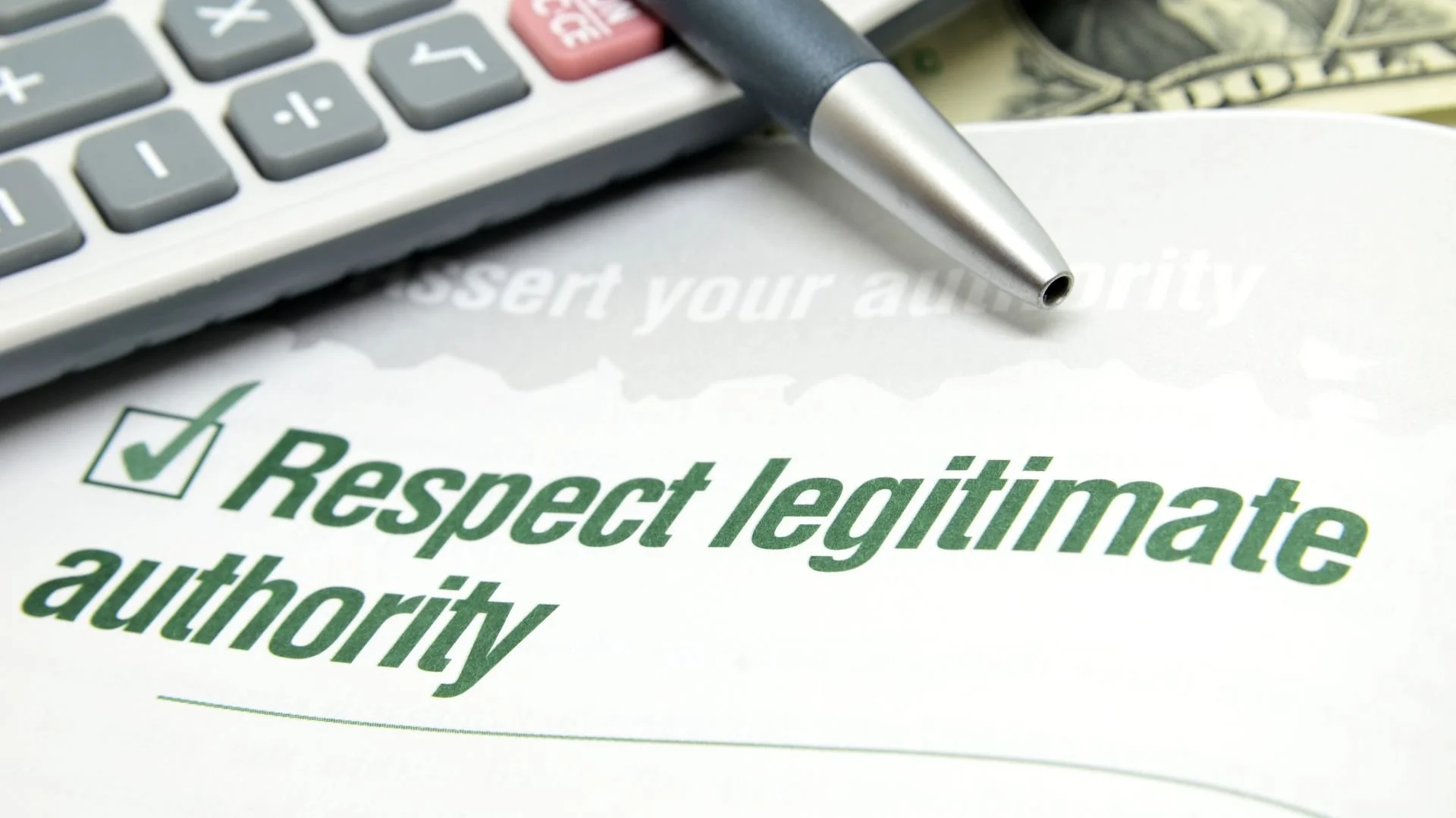 legitimate authority
