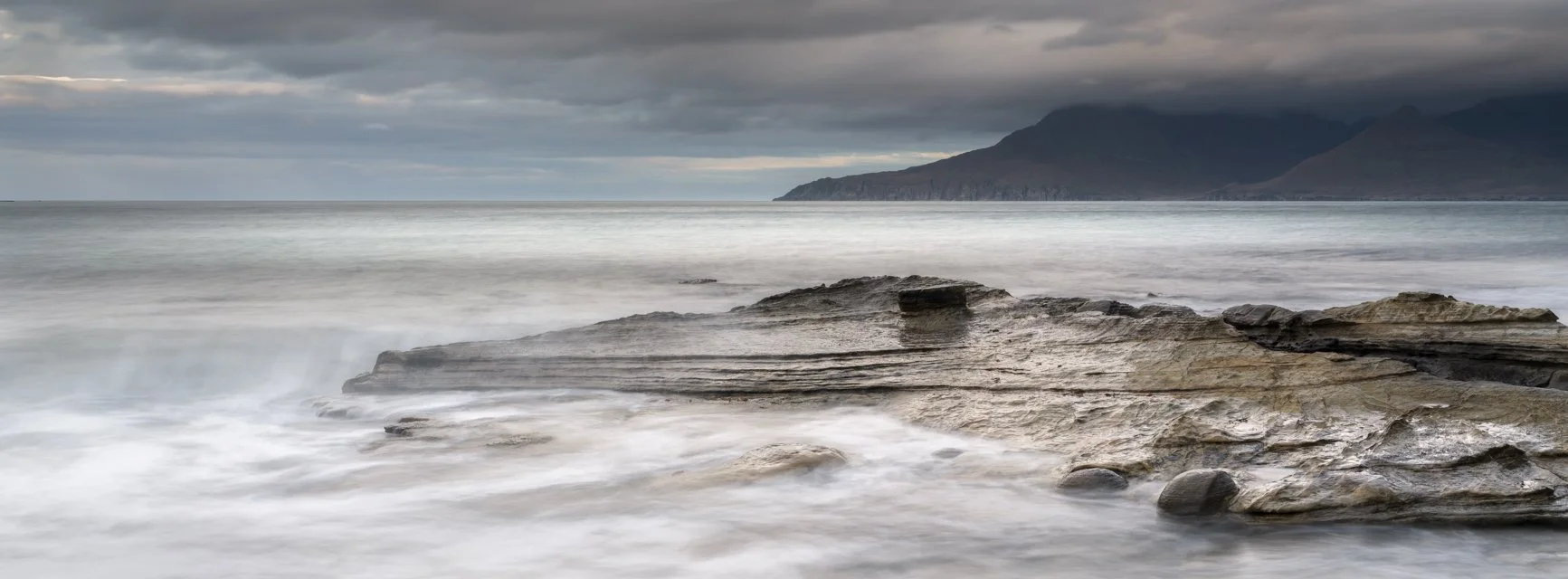 View towards Rum from Isle of Eigg