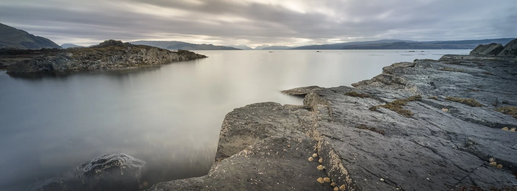 Near Mingary Castle view towards Mull