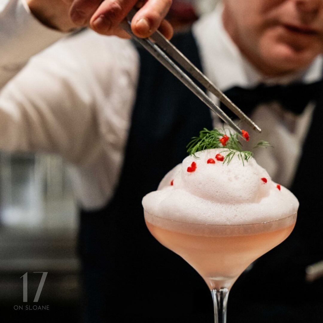 Cocktail szn🍸🤌
&bull;
Explore our new drinks menu, 6pm - 1am daily 

&bull;
&bull;
&bull;

#seenat17 #17onsloane #knightsbridge #shisha #17 #cocktails