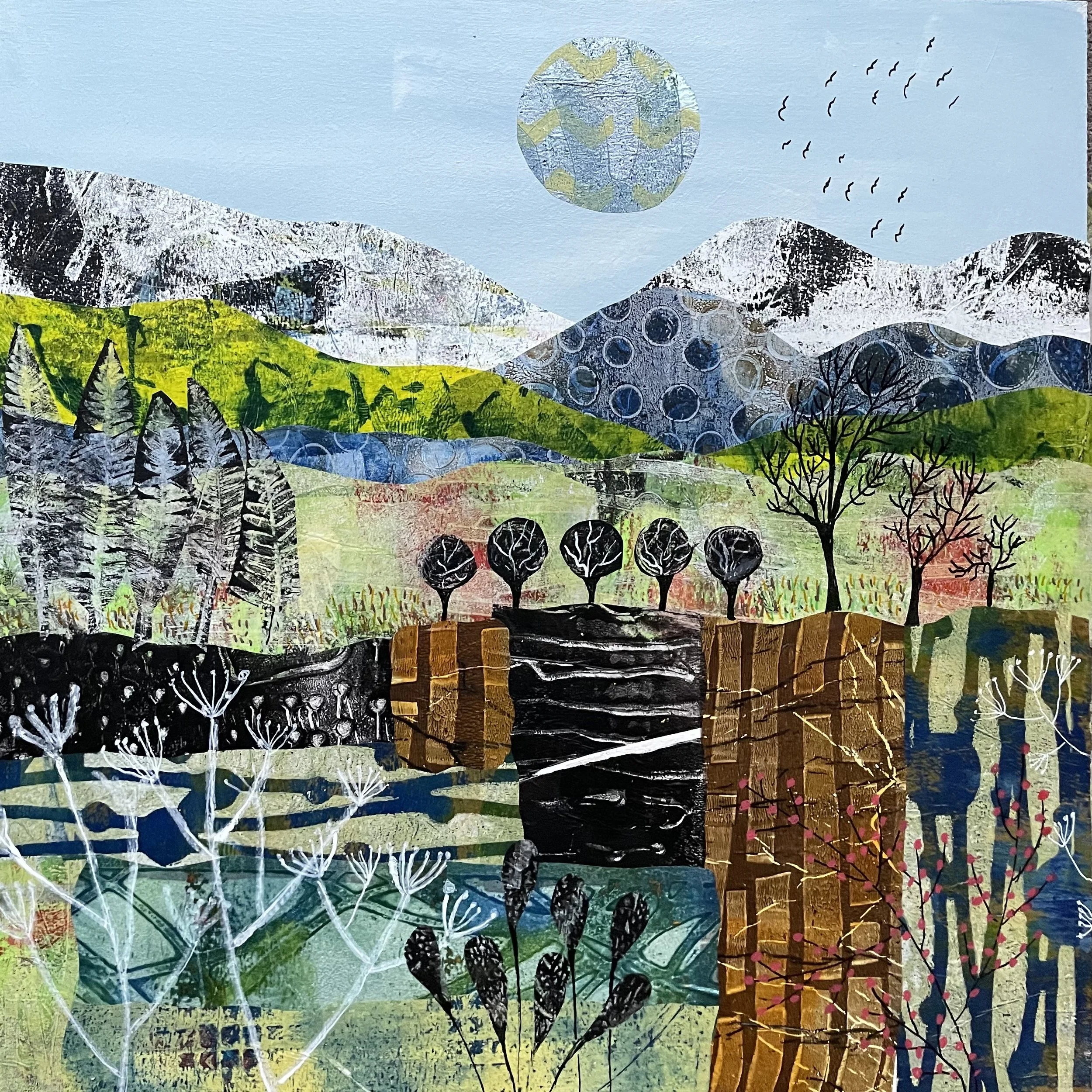 Pyrenees View Greetings Card