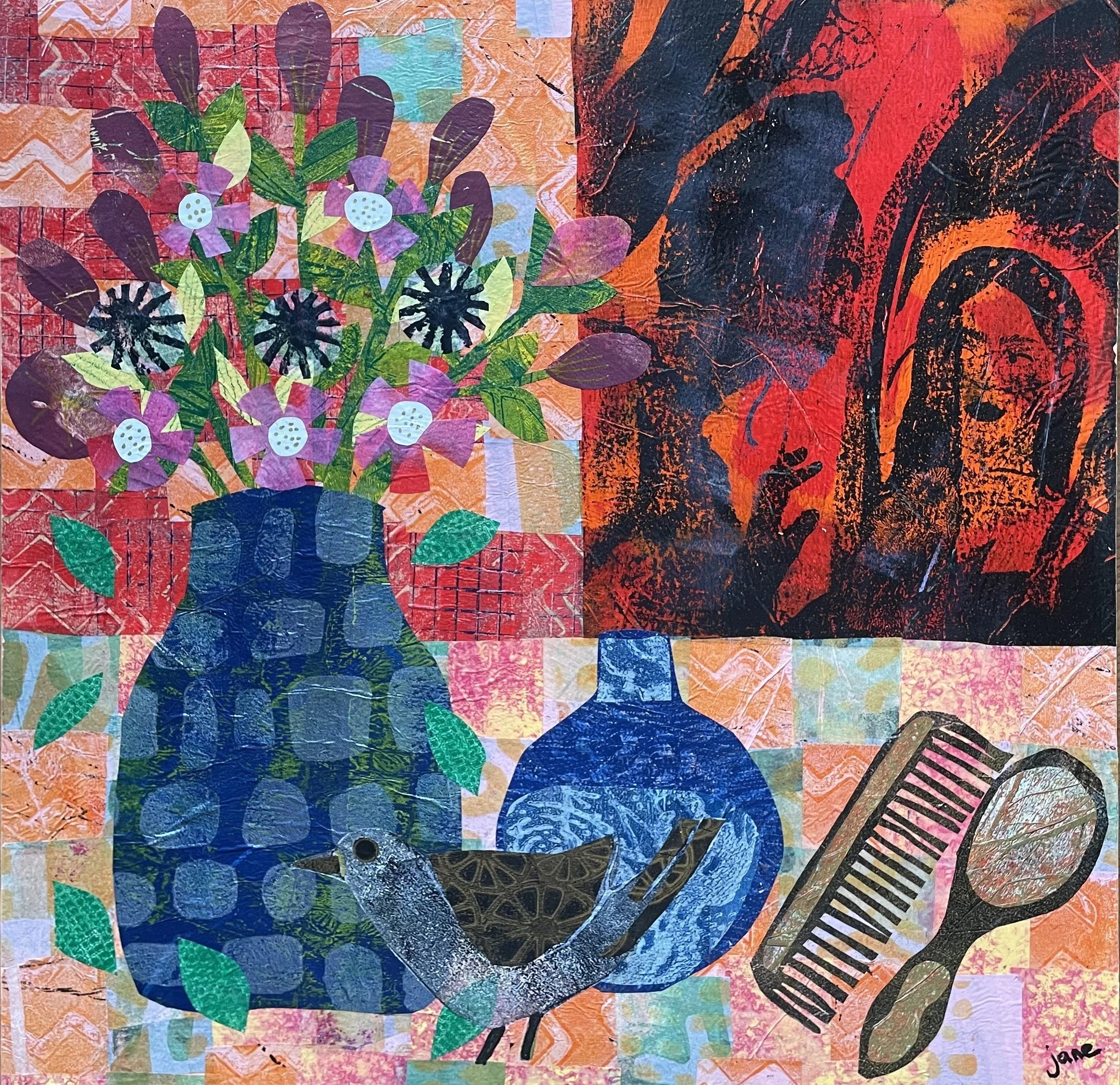 Through The Looking Glass greetings card