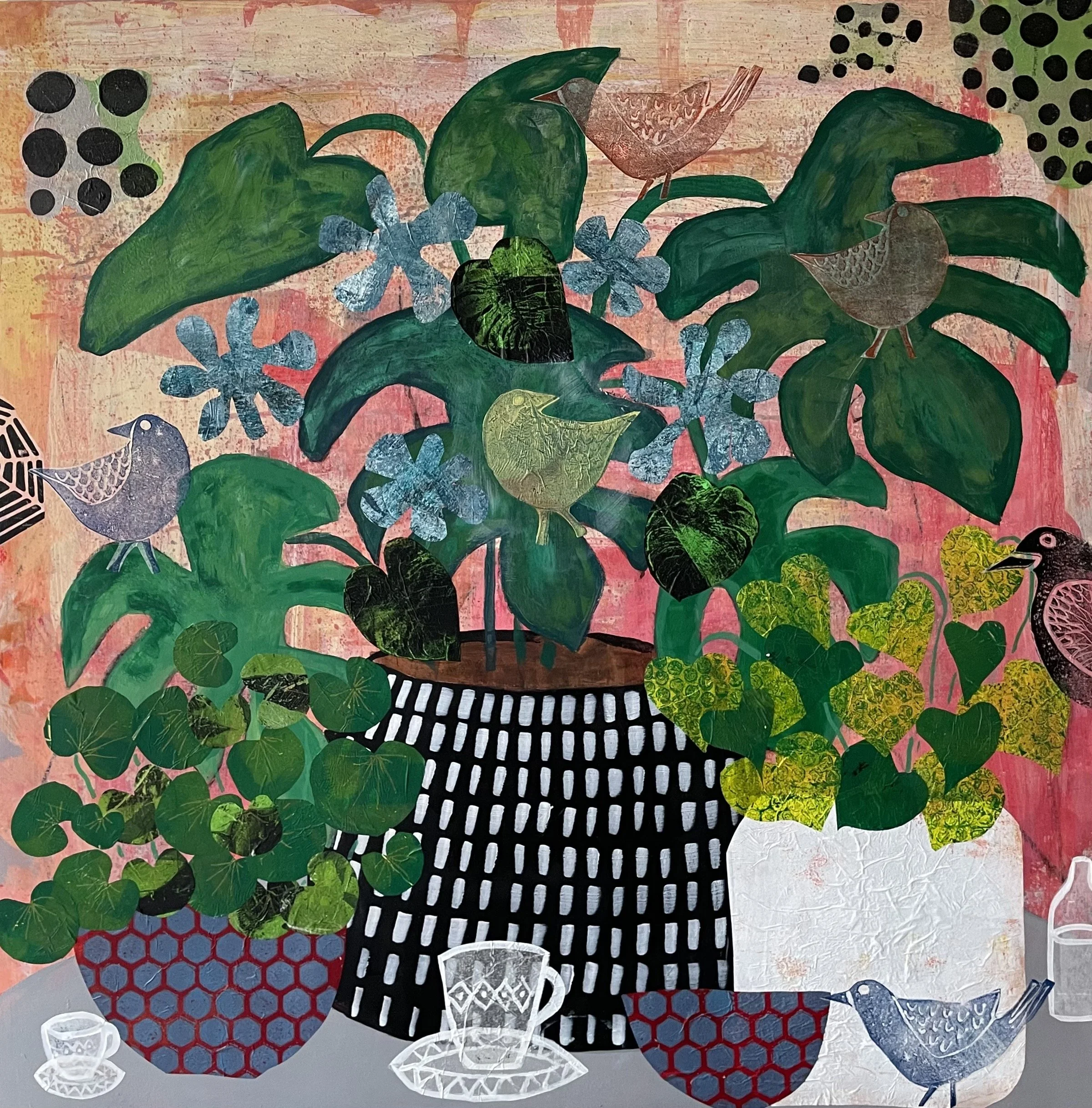 Cheese Plant Collage