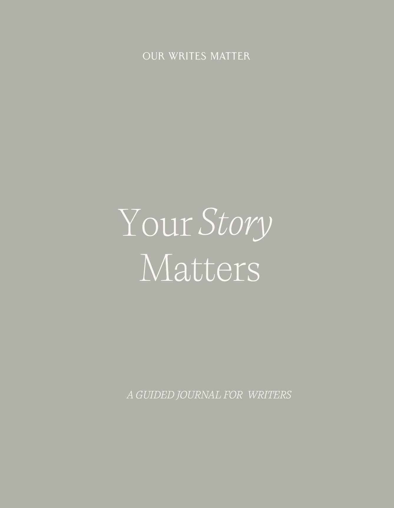 Your Story Matters Journal  (Digital)