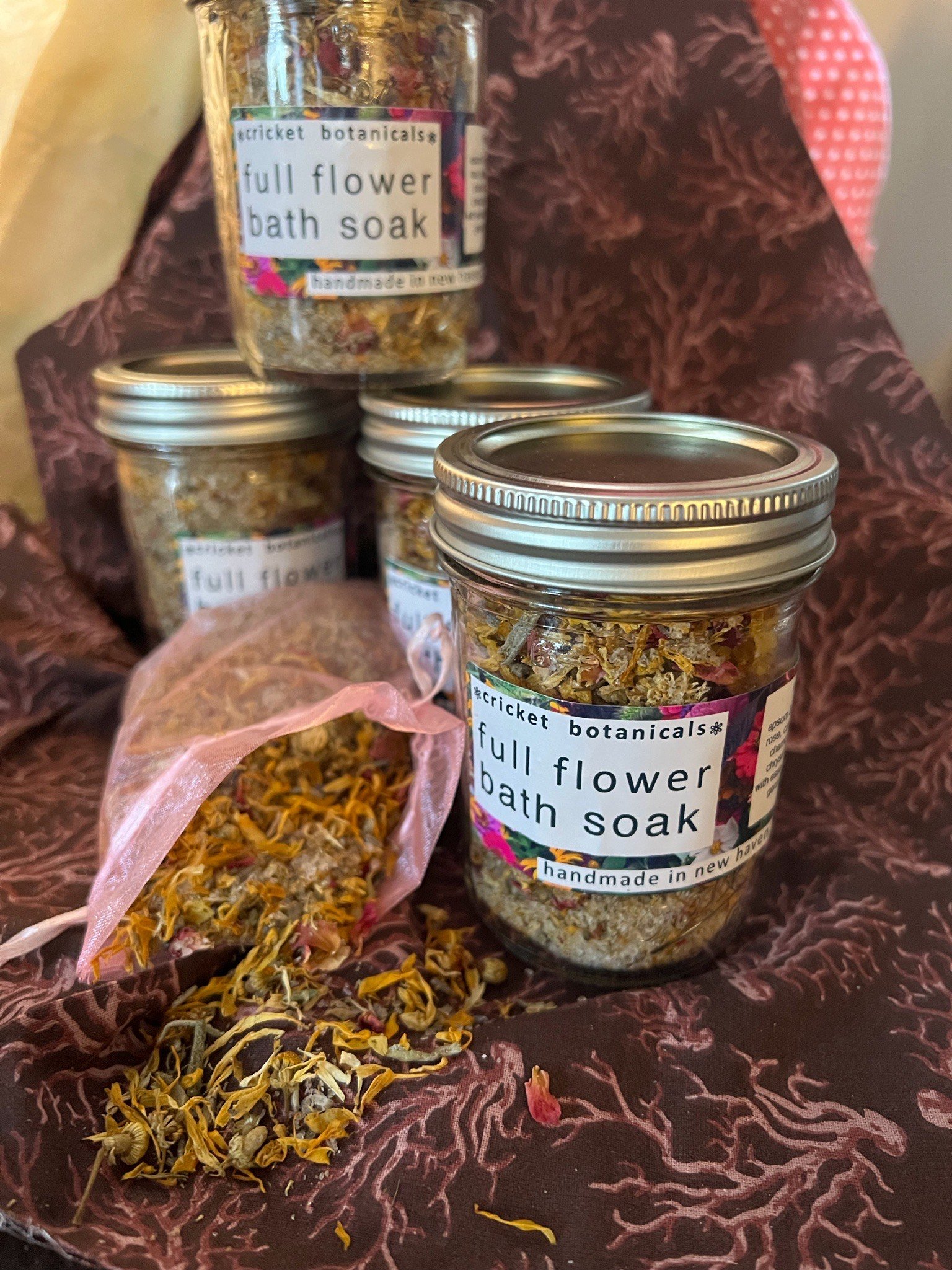 full flower bath soak
