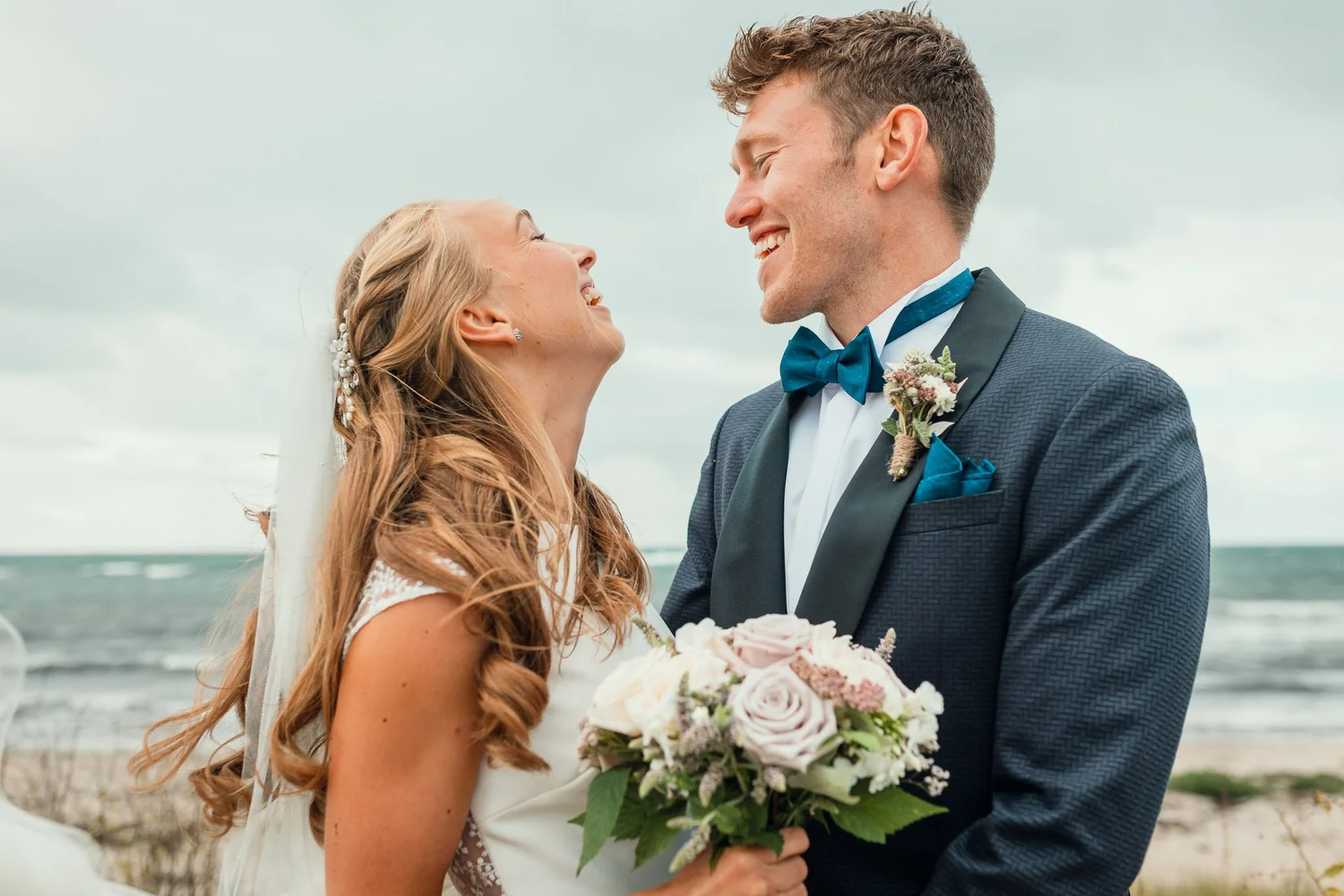 Bröllopsfoto — parklandskap