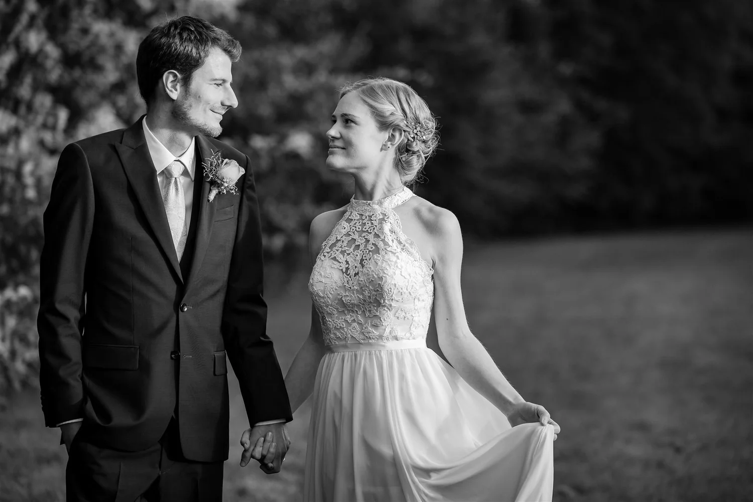 Intim vigsel — närbild