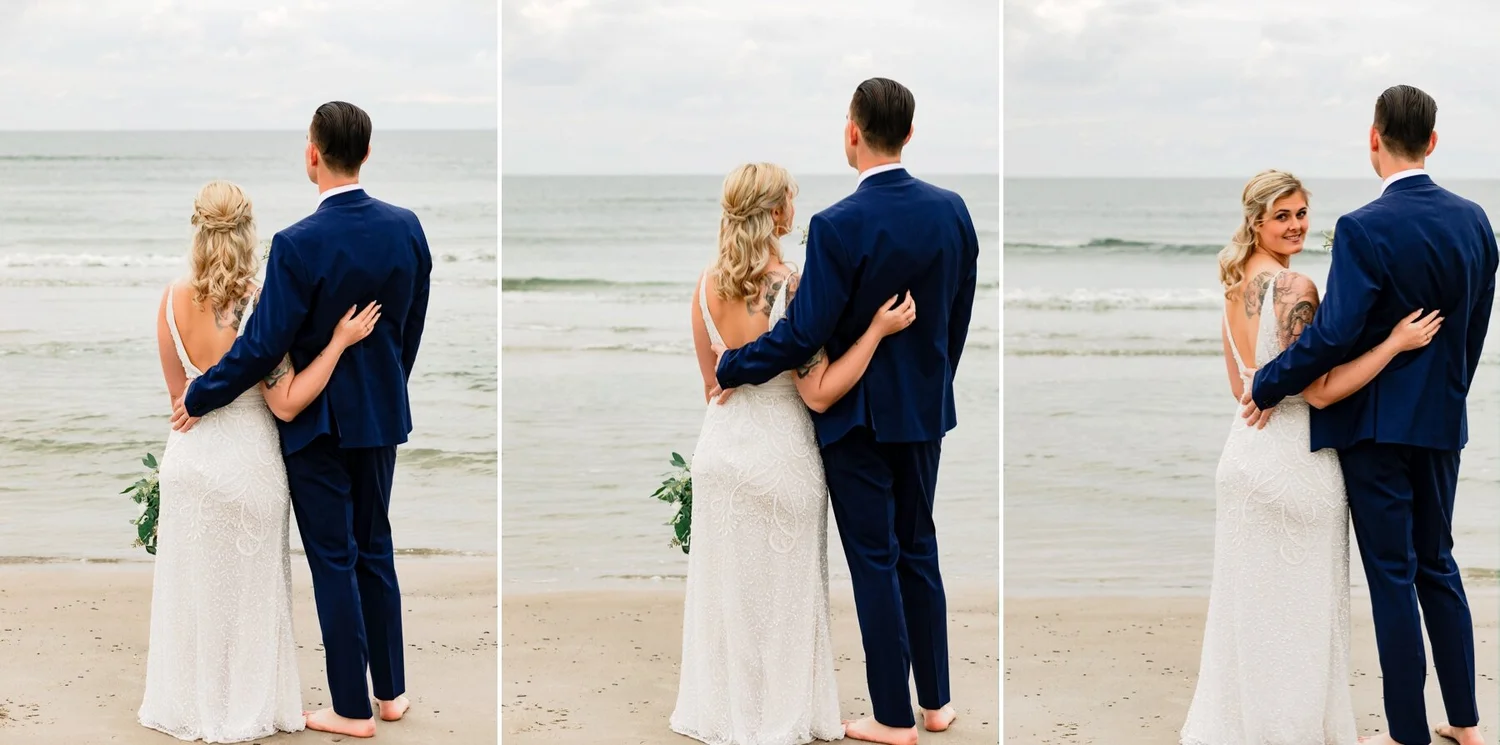 Bröllop — svartvitt moment