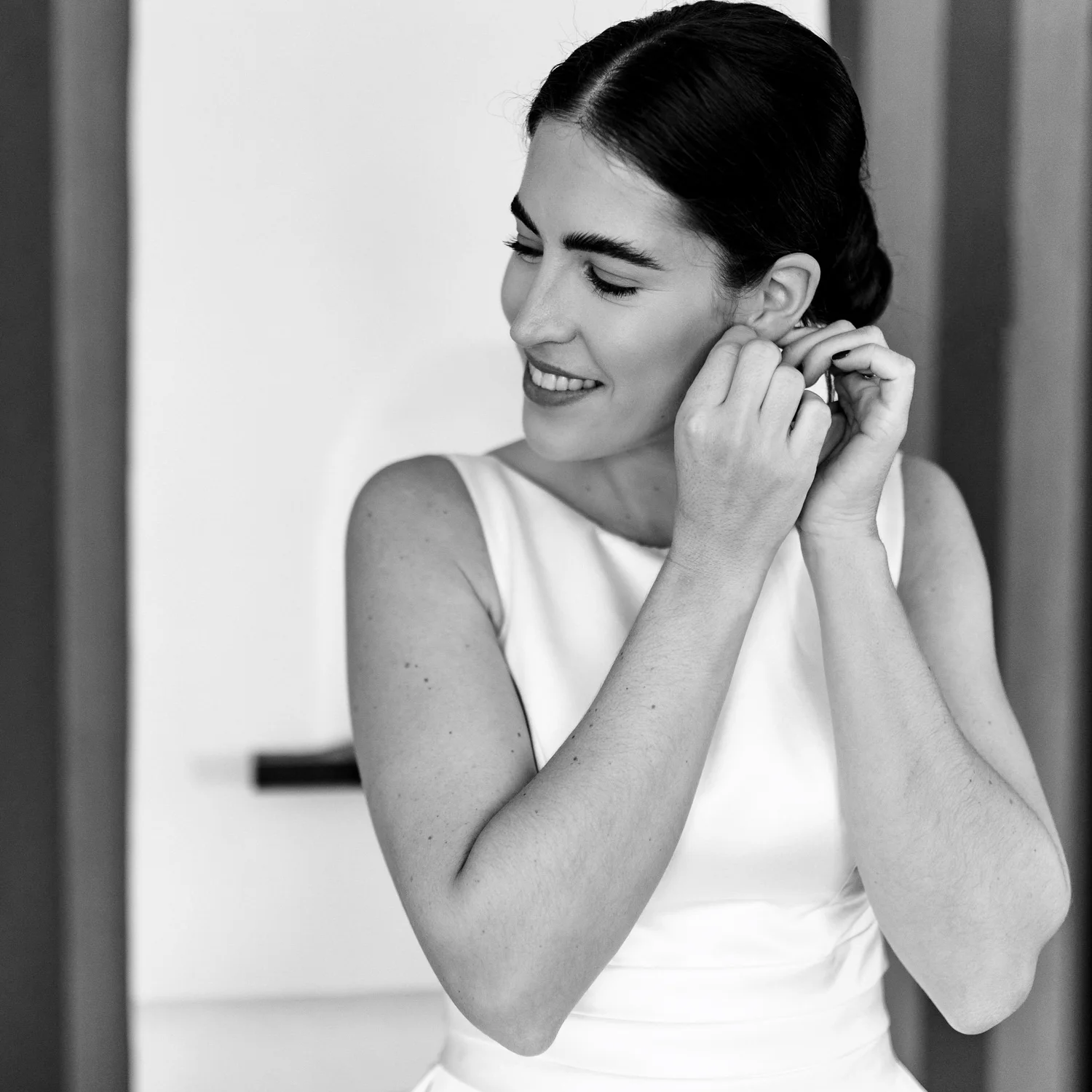 Bröllopsmoment — intimt