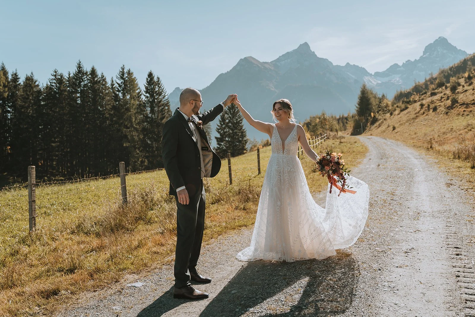 Hochzeit auf der Rufana Alp