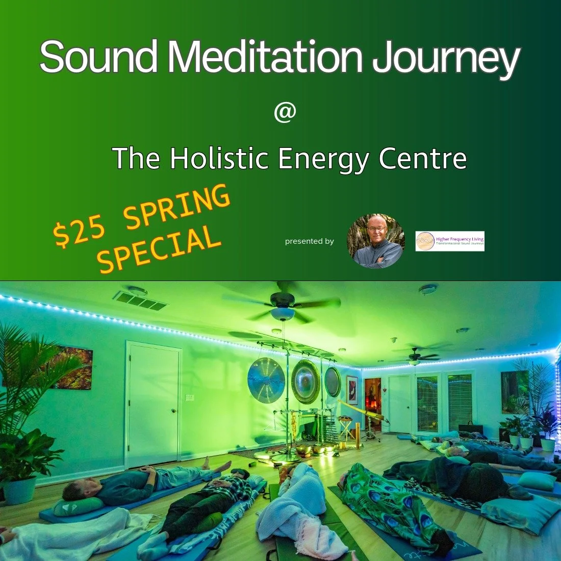 Sound Meditation Journey on 4/11/26 at the Holistic Energy Centre in Warrenville, IL - SPRING SPECIAL