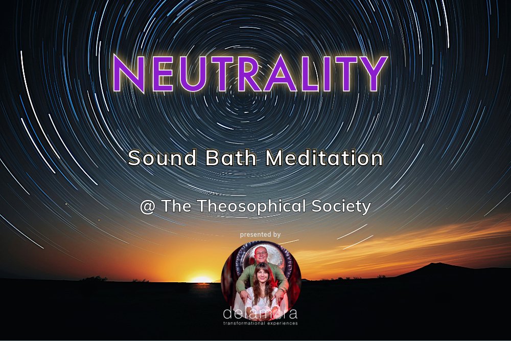 Sound bath meditation at the Theosophical Society