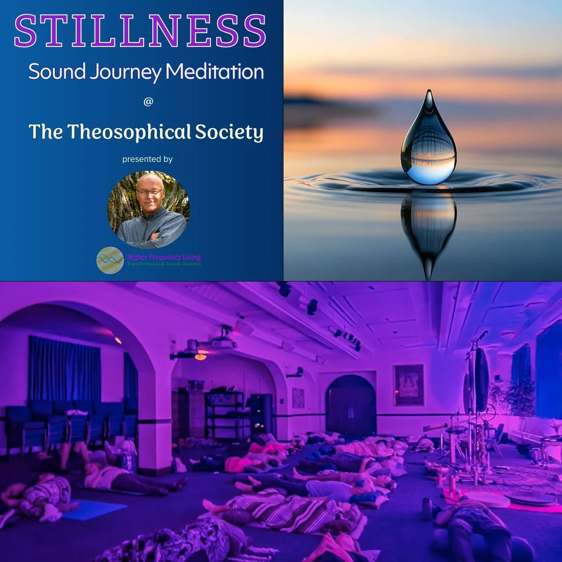 Stillness | Transformational Sound Journey at the Theosophical Society in Wheaton, IL