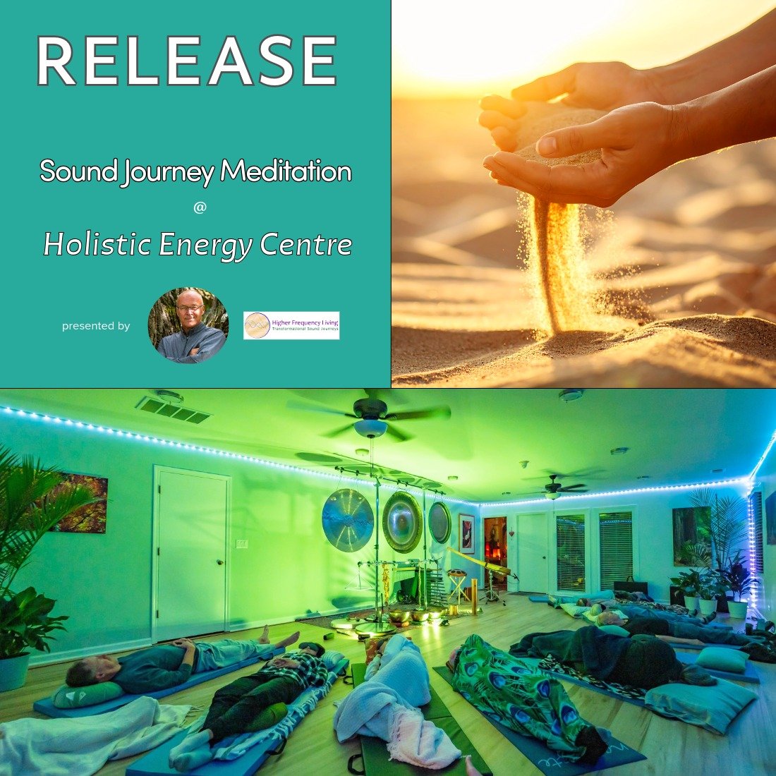 Release | Sound Bath Meditation on 3/13/26 at the Holistic Energy Centre in Warrenville, IL