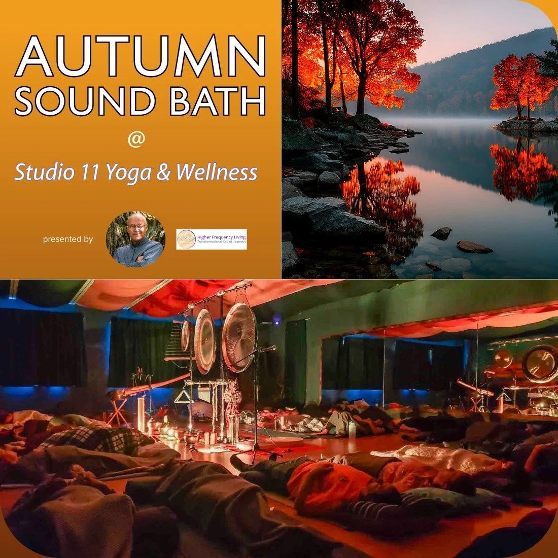 Downshift: An Autumn Sound Bath on 10/16/26 at Studio 11 Yoga & Wellness in Wheaton, IL