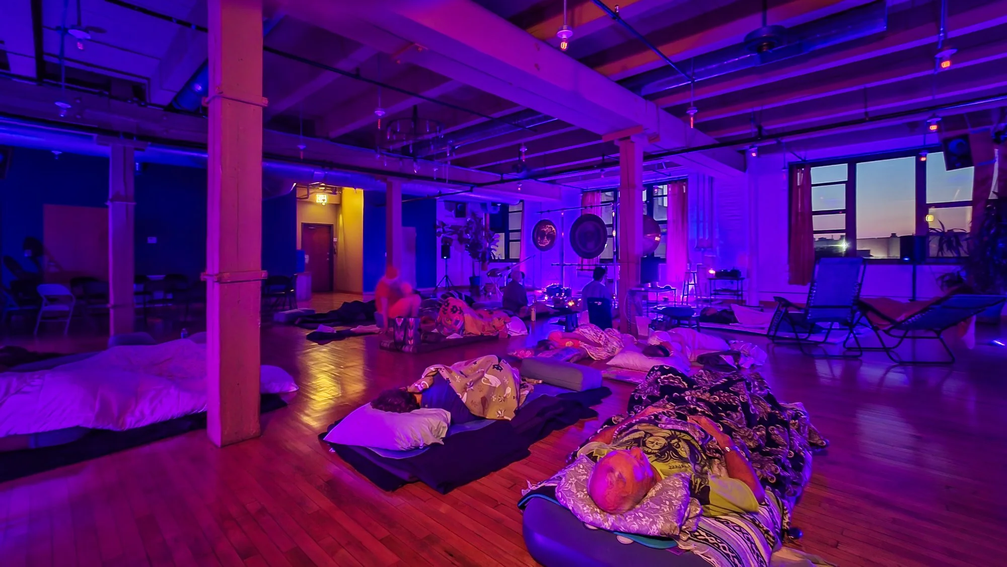 Sound bath journey at yogaview in Chicago, IL