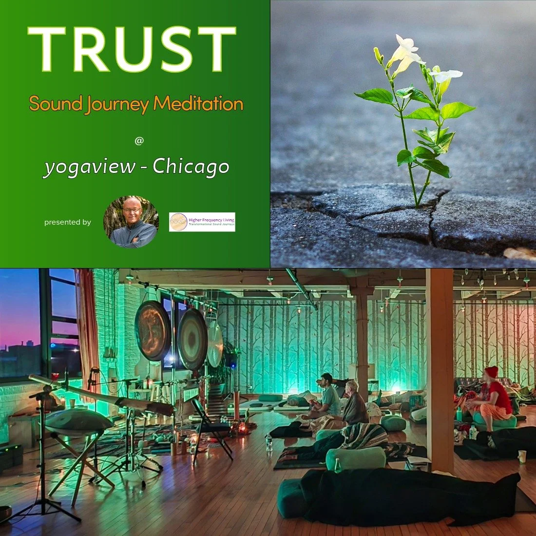 Trust | Guided sound journey meditation on 2/7/26 at yogaview in Chicago, IL