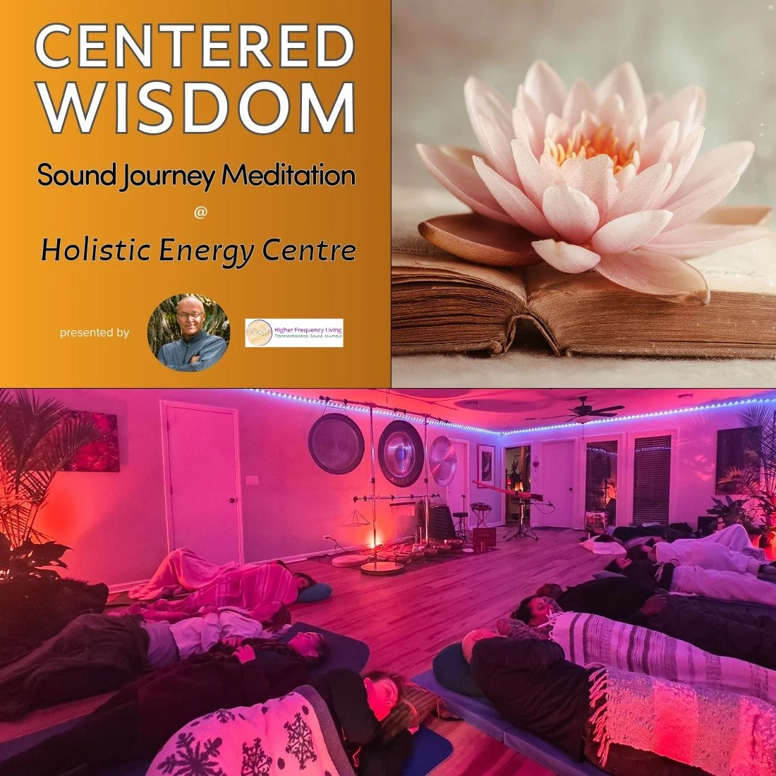 Centered Wisdom | Sound Bath Journey Meditation on 1/3/26 at the Holistic Energy Centre in Warrenville, IL
