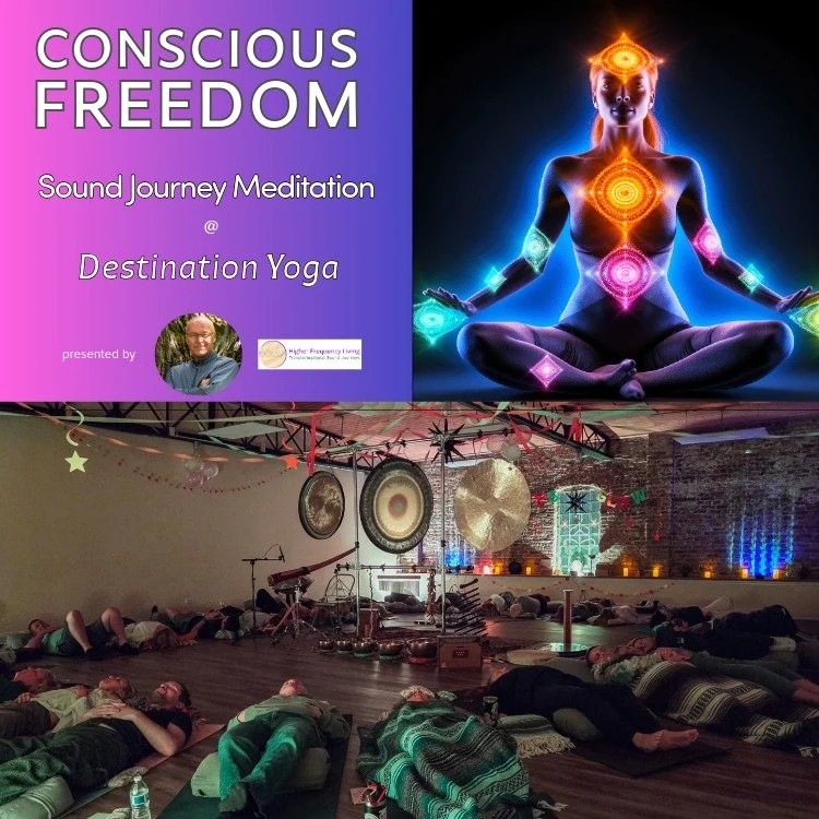 Conscious Freedom | Sound Meditation at Destination Yoga in Grant Park, IL