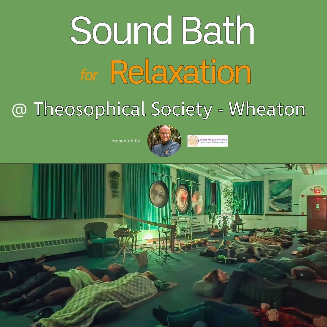 Sound Bath Journey for Relaxation on 5/8/26 at the Theosophical Society in Wheaton, IL