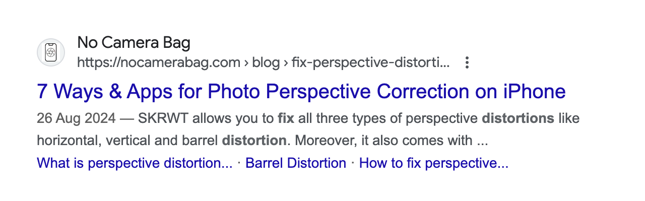 Variante 3 einer Meta Description für dieselbe Seite (für eine andere Suchanfrage)