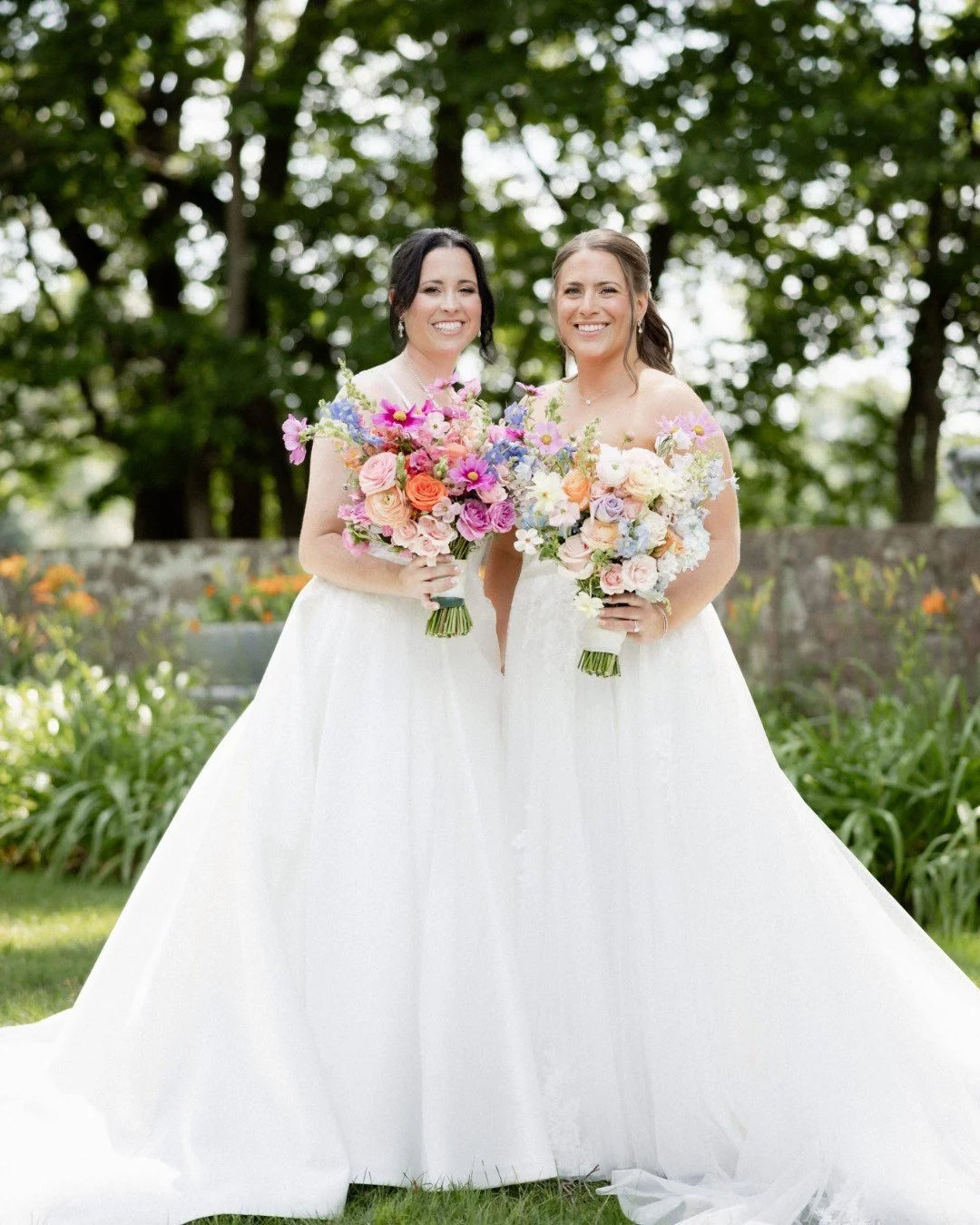 Starting spring off right by remembering S + A's most special day.

Two bouquets, one love story; each designed to complement, not compete.
A romantic blend of color, texture, and movement, where every bloom feels thoughtfully chosen and effortlessly