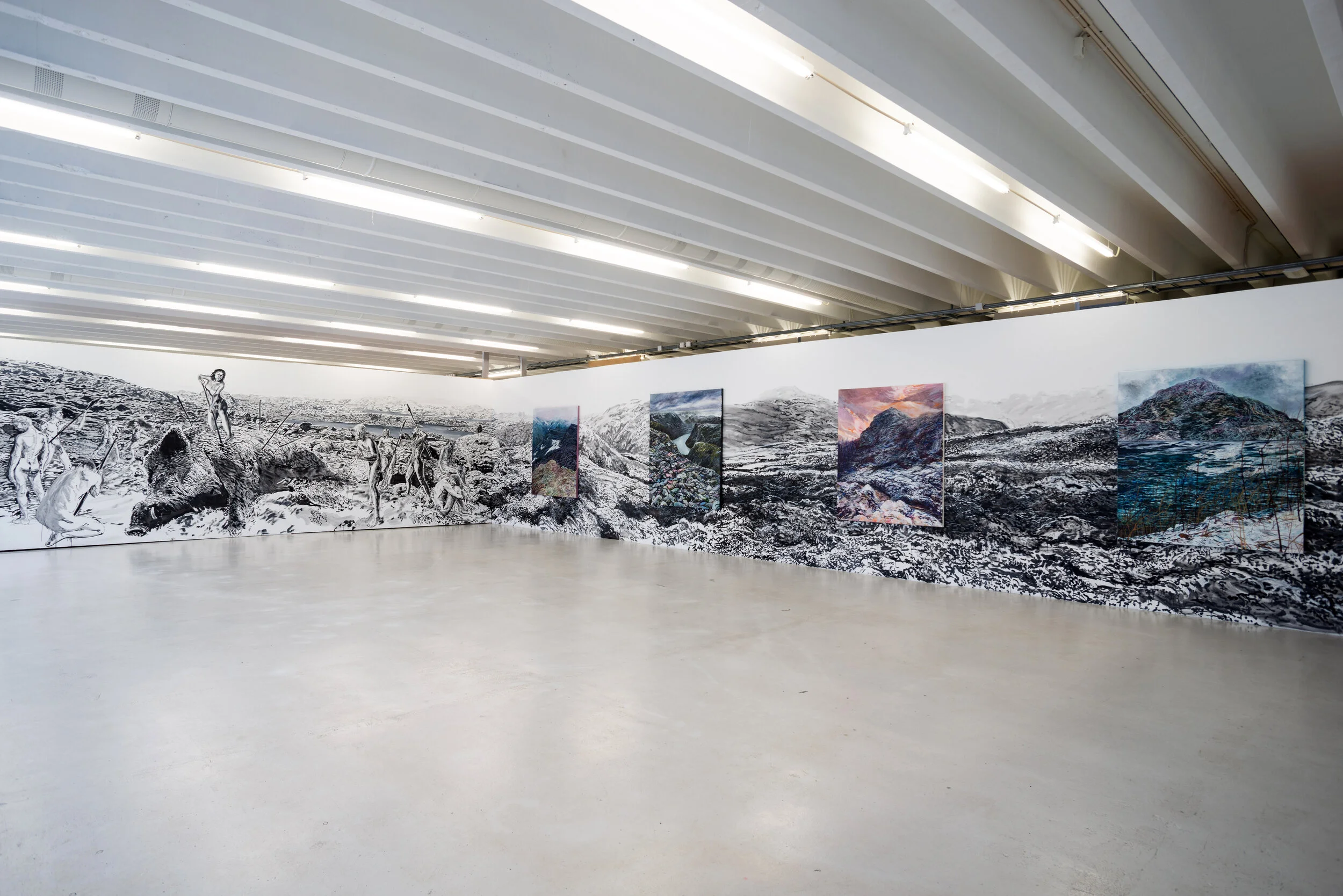 Fra Portiolis utstilling "The Promised Land" på Kunstgarasjen 2020.
Foto: Thor Brødreskift.