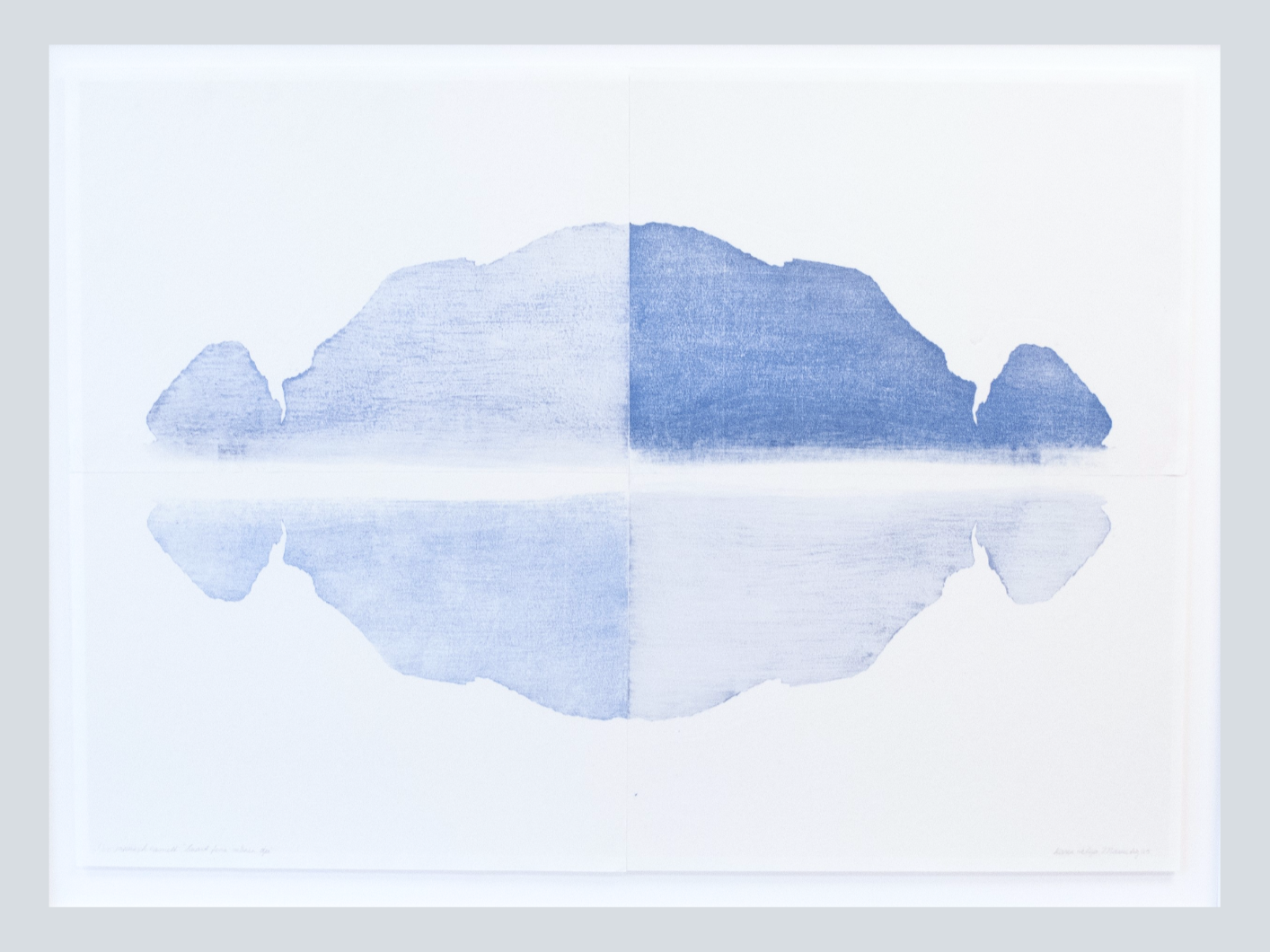 "Snart finn månen øya", japansk tresnitt