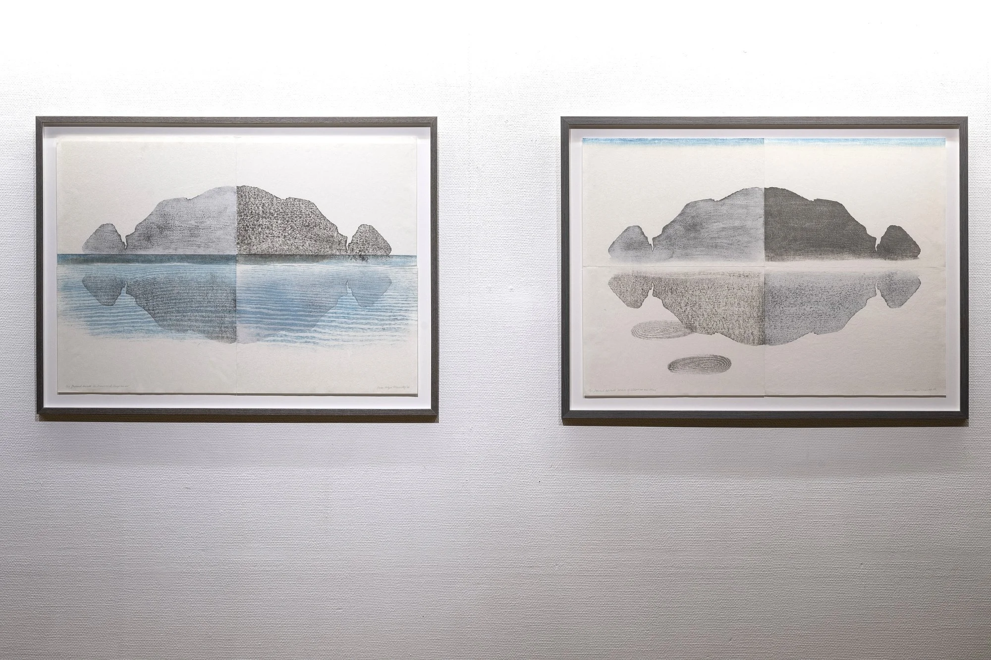 «Å kunne ro så langt ein vil» og «kl. 0600 og ekkoet av ein måse» Japansk tresnitt 2025
Foto: Thor Brødreskift
