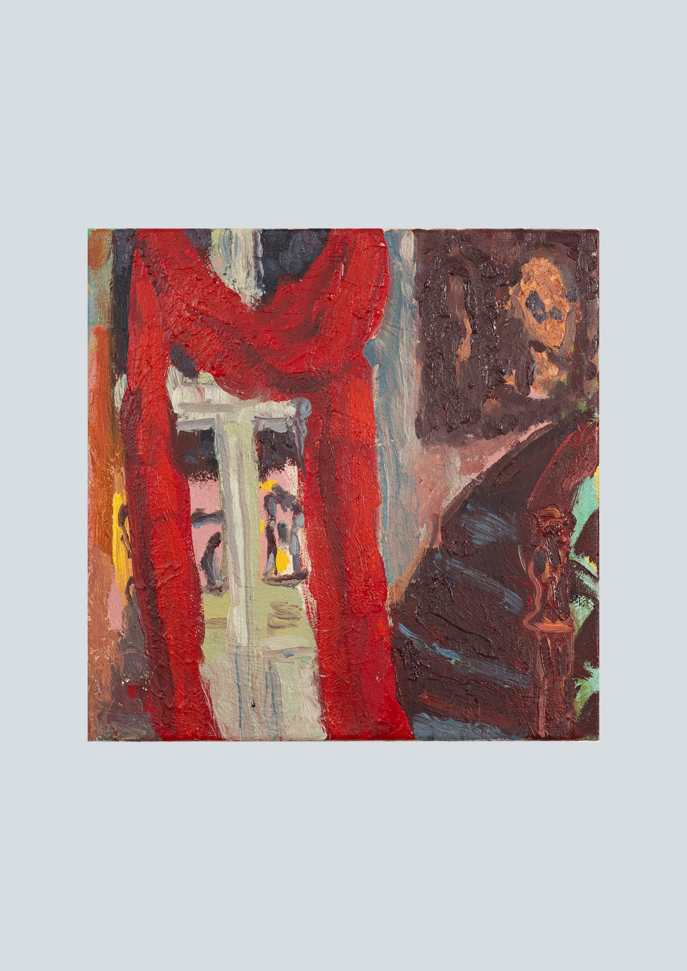 Torild Stray, Red curtain 3.png