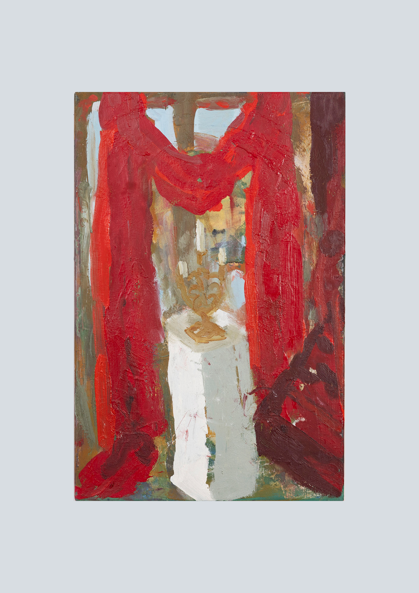 Torild Stray, Red curtain 2.png