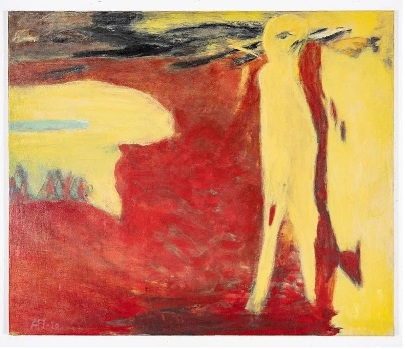"Uten tittel", akryl på lerret, 100 x 120 cm, 2022