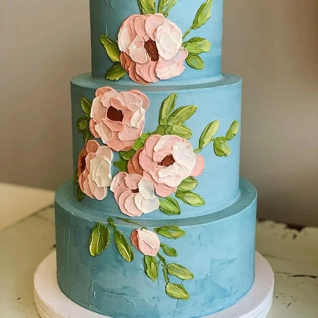 Floral Wedding Cake near Grand Rapids