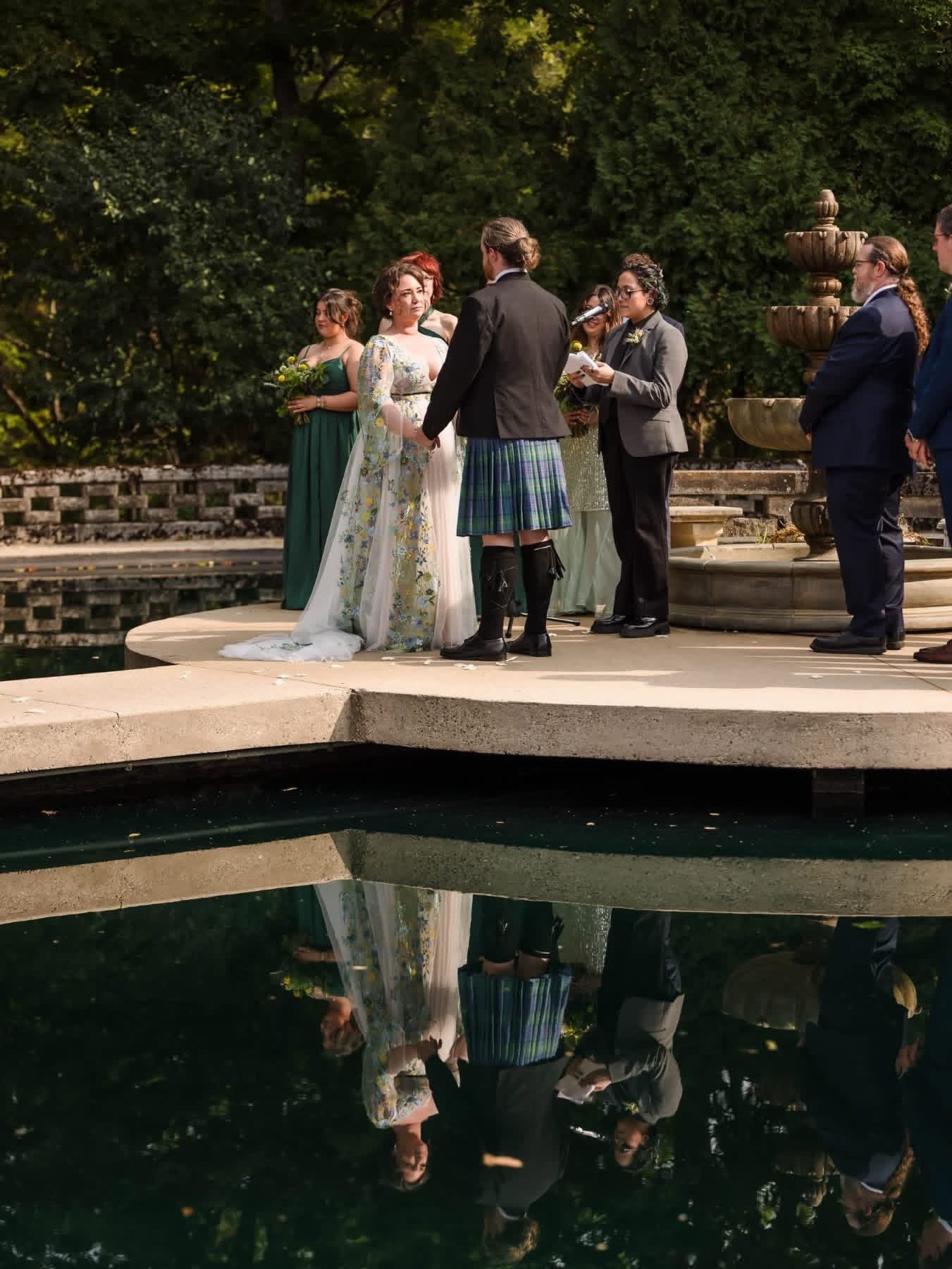 Outdoor Wedding Ceremony by Grand Rapids Wedding Photographer.JPG