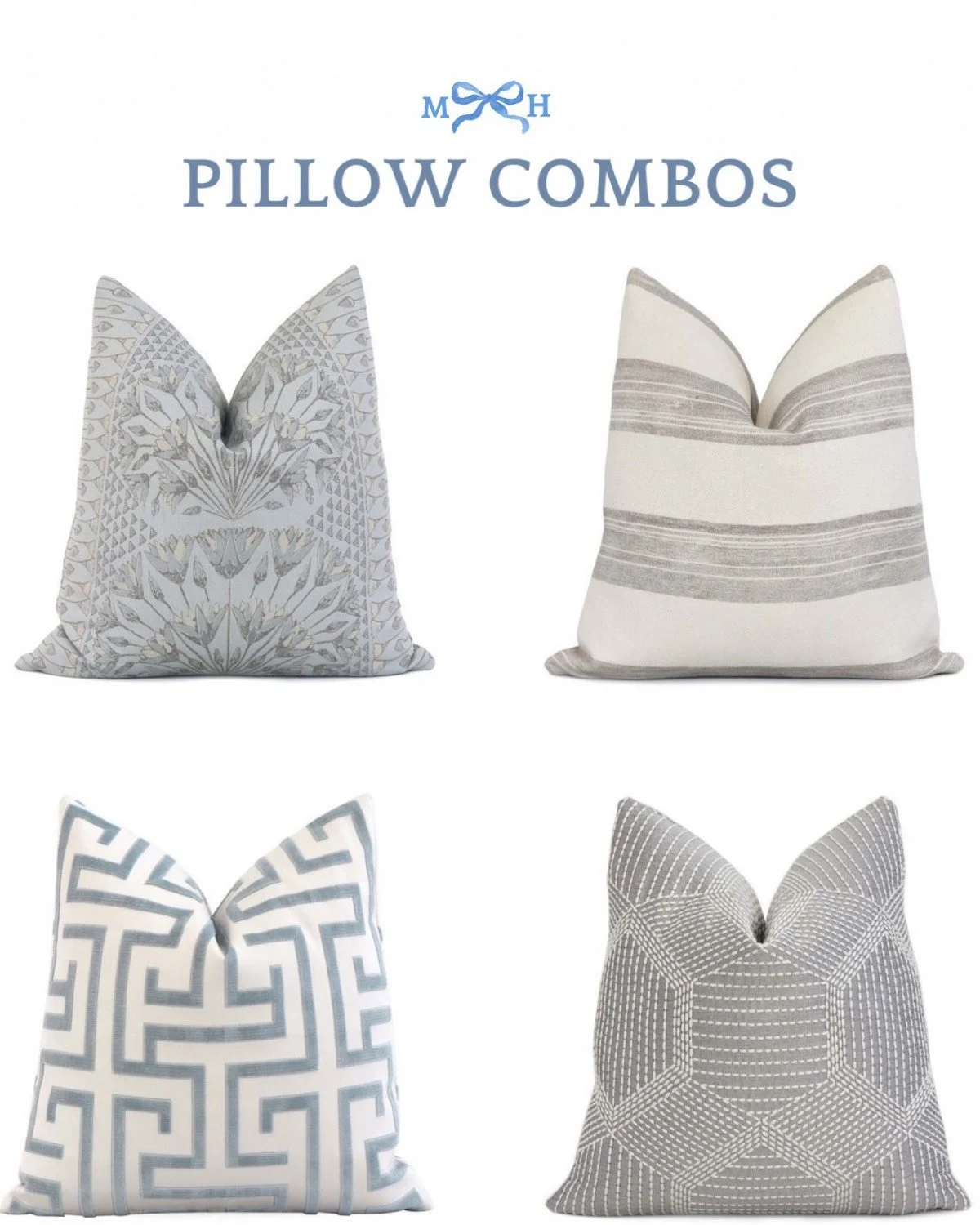 How to Decorate with Throw Pillows 15 Pillow Combinations for Every