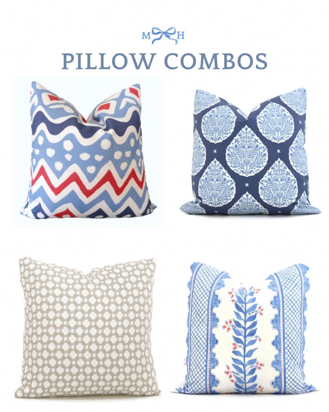 How to Create the Perfect Coastal Pillow Combinations